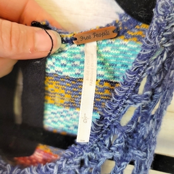 FREE PEOPLE RARE HEARTS SLEEVELESS TUNIC, SZ LARGE - Picture 13 of 14